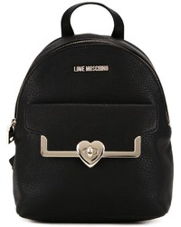 Love Moschino Heart Fastening Mini Backpack