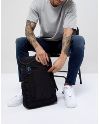 ASOS DESIGN Hiker Backpack In Black With Double Straps