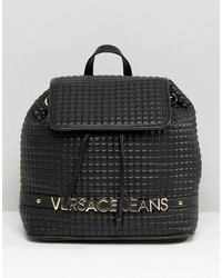 Versace Jeans Backpack With Gold Letters