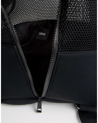 Asos Lifestyle Mesh And Scuba Backpack