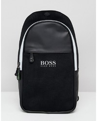 BOSS Lightec Monostrap Backpack In Black