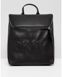 DKNY Logo Backpack In Black