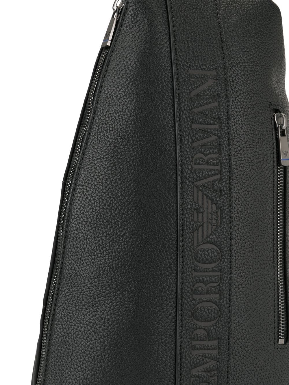 Emporio Armani Logo One Shoulder Backpack, $198 | farfetch.com | Lookastic