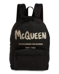 Alexander McQueen Metropolitan Mcqueen Graffiti Backpack