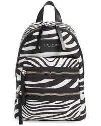 Marc Jacobs Mini Biker Zebra Backpack Ivory