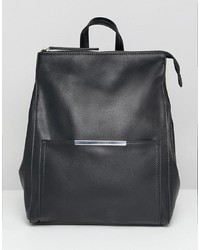 ASOS DESIGN Minimal Backpack With Bar Detail