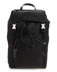 Prada Montagna Flap Backpack