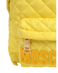 Moschino Small Logo Quilted Nylon Backpack