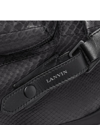 Lanvin Panelled Python And Shell Backpack