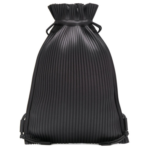 Homme Plissé Issey Miyake Pleated Drawstring Backpack, $326