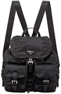 Prada Vela Large Two Pocket Backpack Black | Where to buy \u0026amp; how to ...  