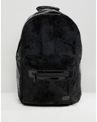 Spiral Rave Backpack In Faux Fur