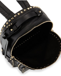 Valentino Rockstud Medium Backpack Black
