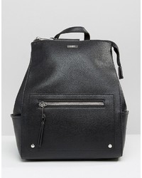 Aldo Structured Backpack With Zip Top Side Pockets