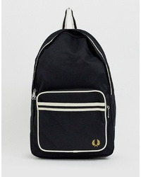 Fred Perry Twin Tipped Backpack In Black