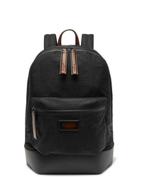 Berluti Volume Leather Trimmed Jacquard Backpack