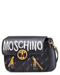 Moschino 2 D Graffiti Logo Shoulder Bag