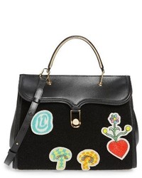 Olympia Le-Tan Beaded Patches Satchel