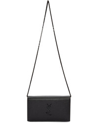 Saint Laurent Black Monogram Chain Bag
