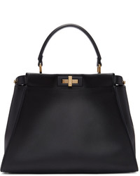 Fendi Black Regular Peekaboo Bag