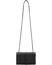 Saint Laurent Black Small Monogram Chain Bag