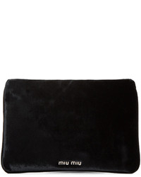 Miu Miu Black Velvet Bow Bag