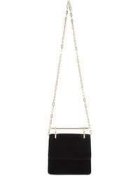 M2Malletier Black Velvet Mini Collectionneuse Bag