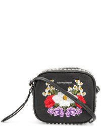 Alexander McQueen Floral Embroidered Cropssbody Bag