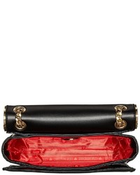 Love Moschino Front Plaque Flap Bag