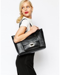 Love Moschino Handheld Bag With Front Envelope Pocket