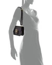 Alexander McQueen Insignia Shoulder Bag Black