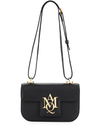 Alexander McQueen Insignia Shoulder Bag Black