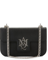 Alexander McQueen Insignia Small Chain Satchel Bag Black