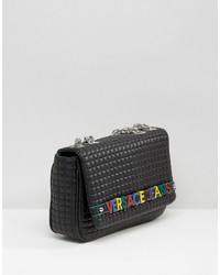 Versace Jeans Shoulder Bag With Colored Letters