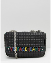 Versace Jeans Shoulder Bag With Colored Letters