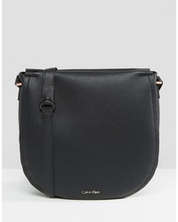 Calvin Klein Large Saddle Bag With Stud Detail