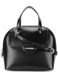 Love Moschino Logo Plaque Shoulder Bag