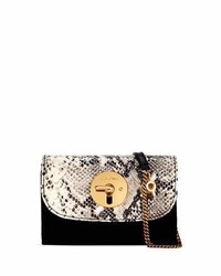 See by Chloe Lois Long Flap Mini Leatherfaux Snake Shoulder Bag