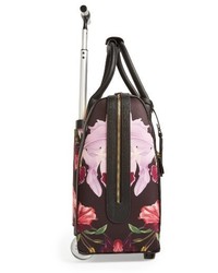 Ted Baker London Donnie Lost Gardens Two Wheel Travel Bag Black
