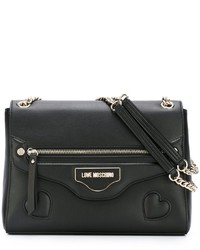 Love Moschino Logo Plaque Shoulder Bag