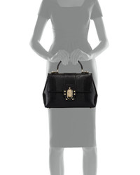Dolce & Gabbana Lucia Medium Embossed Shoulder Bag