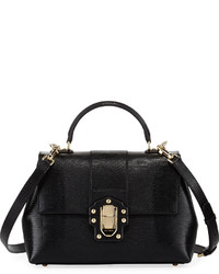 Dolce & Gabbana Lucia Medium Embossed Shoulder Bag