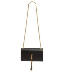 Saint Laurent Medium Kate Chain Tassel Shoulder Bag Black