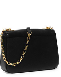 Michael Kors Michl Kors Collection Gia Small Chain Strap Flap Bag Black