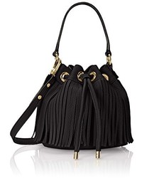 Milly Essex Fringe Small Drawstring Convertible Cross Body Bag