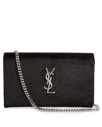 Saint Laurent Monogram Velvet Cross Body Bag