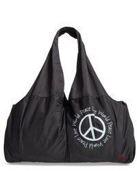 Peace Love World Nylon Duffel Bag Green