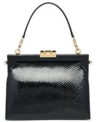 Dolce & Gabbana Python Top Handle Bag