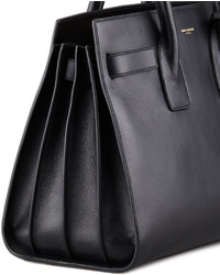 Saint Laurent Sac De Jour Satchel Bag Black