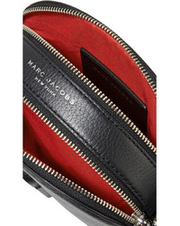 Marc Jacobs Shutter Textured Leather Shoulder Bag Black